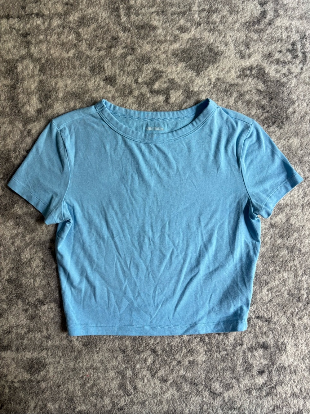 wild fable Sky Blue Cropped Tee